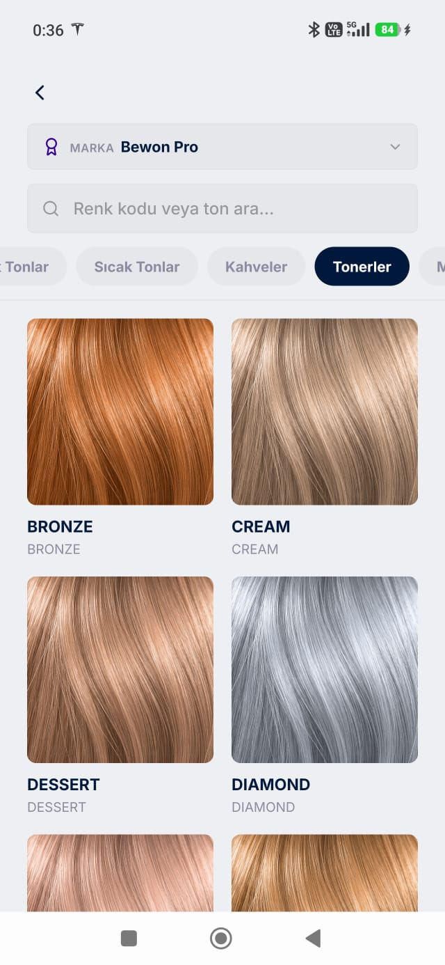 Bewon Pro Tonerler kataloğu