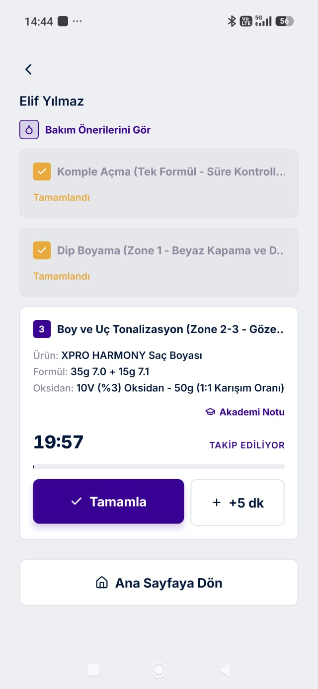 Müşteri kayıt ekranı 5